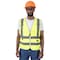 Pioneer Tricot Safety Vest, Green, Medium, 2 Stripe V1025160U-M - alternate 3